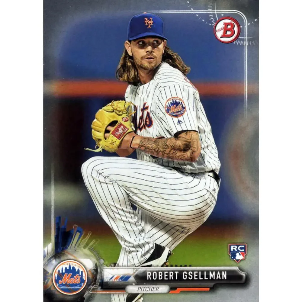 2017 Bowman Robert GsellmanÂ  RC # 34 New York Mets